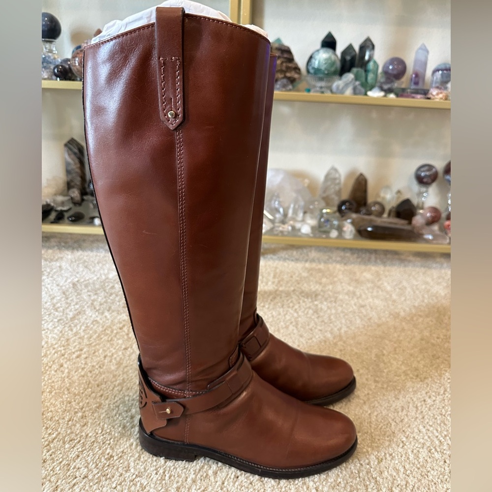 Tory Burch Leather Riding Boot - Picture 5 of 16
